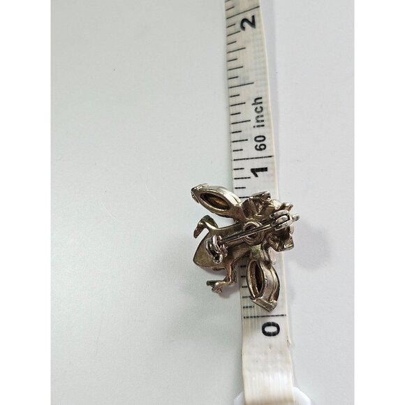 Gold tone vintage bee brooch - Picture 5 of 9